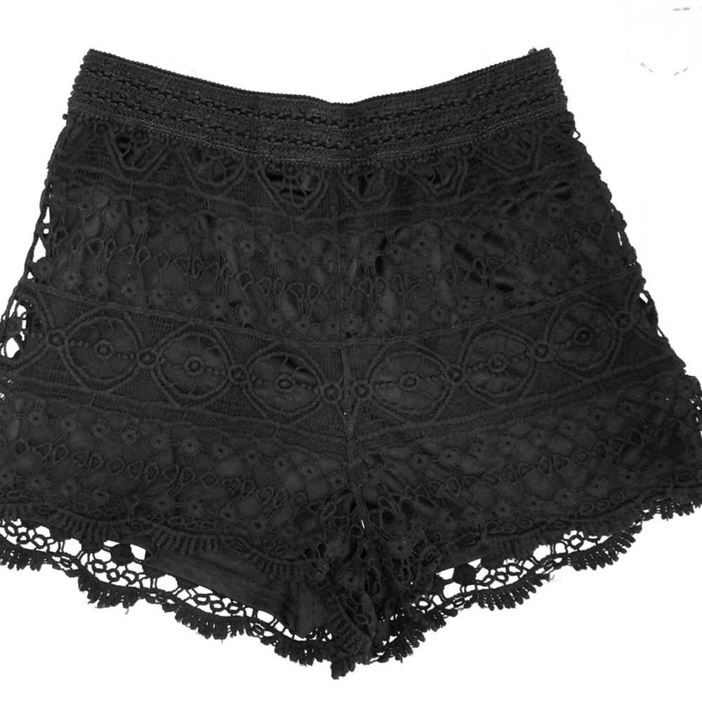 Pinky brand black lace shorts